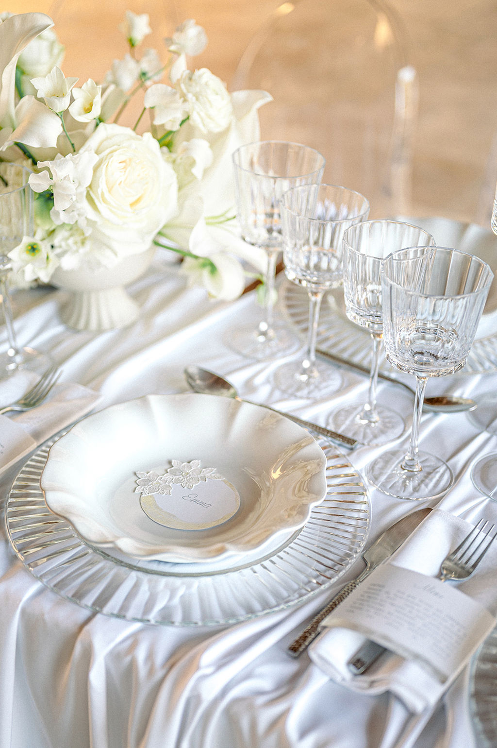 table mariage mas de la rose